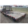 Image 1 : 91"x129" Truck deck, rear hitch, deck & tool box (needs work)