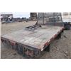 Image 3 : 91"x129" Truck deck, rear hitch, deck & tool box (needs work)