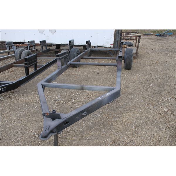 Single axle yard trailer