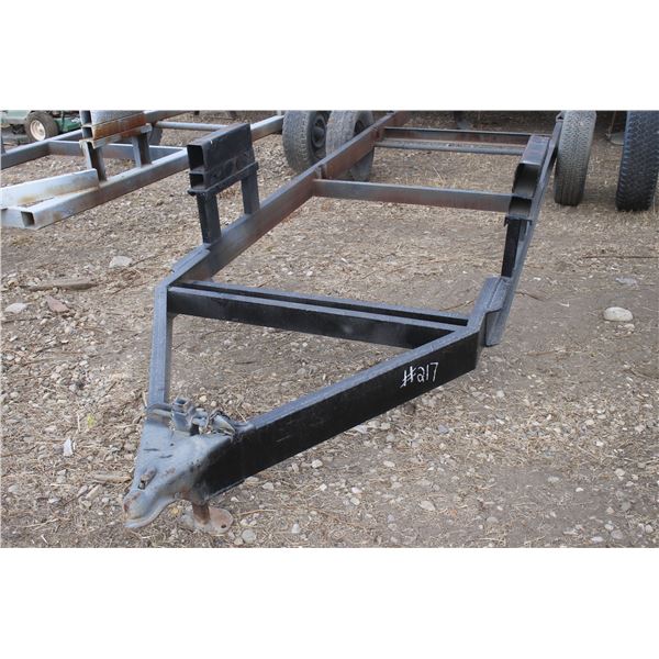 Single axle yard trailer
