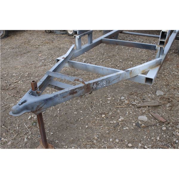 Single axle yard trailer