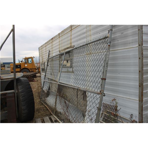 Approx. 12' chain link gate