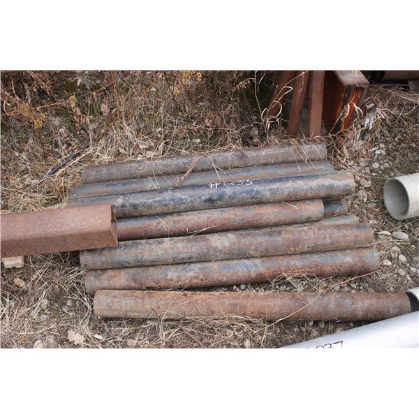 Lot of pipe - 39 1/2" x 3 1/2"