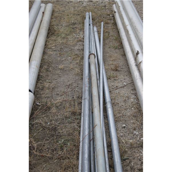1- lot of small pipe