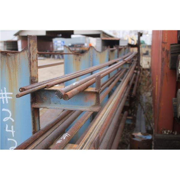 1- lot of pipe, east side of rack (bring manual help to load)