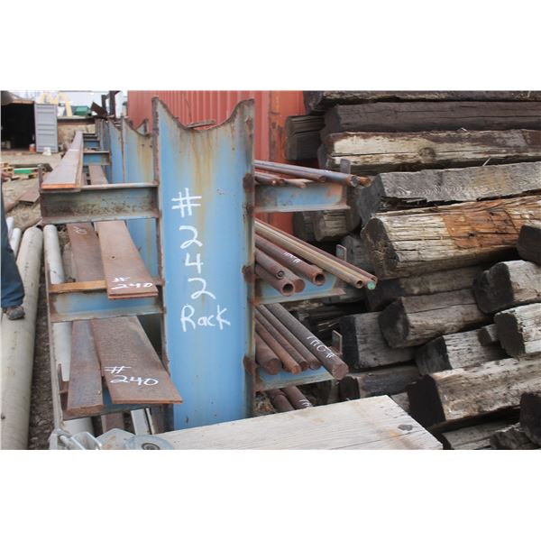 Blue steel rack (cannot be removed until Friday Nov 11th)