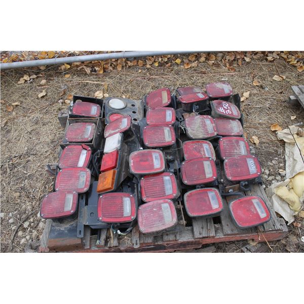 1- pallet of truck trailer lights