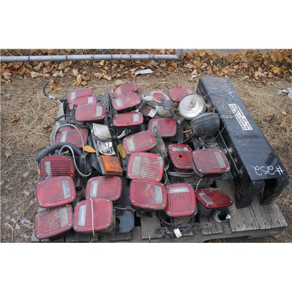 1- pallet of truck trailer lights