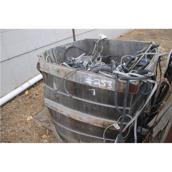 Crate of tail lights