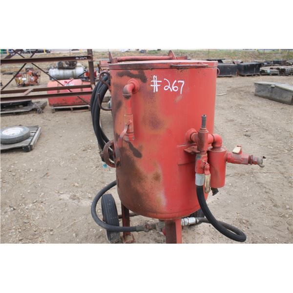Sand blast pot & hose