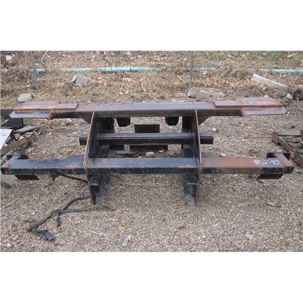 Forklift pad mount rear truck frames