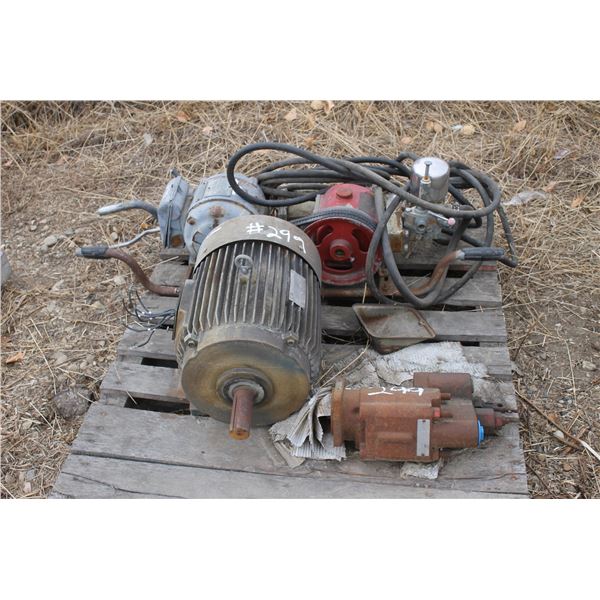 PTO, motor, pressure washer & dump pump