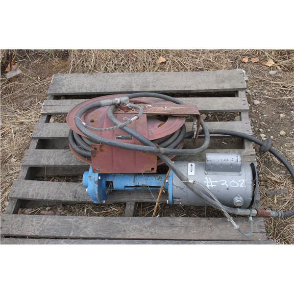 Hose reel & pump