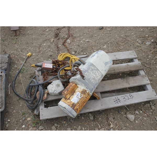 Chain hoist, elec. 2 ton