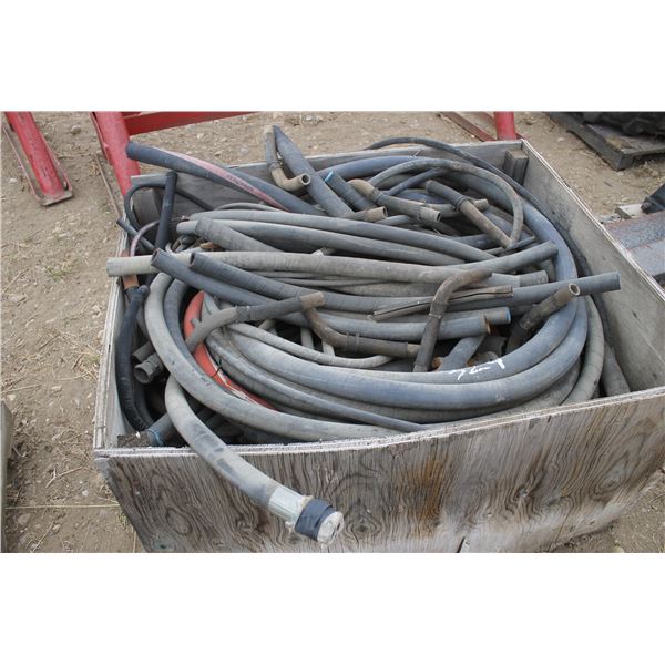 Crate of various hose