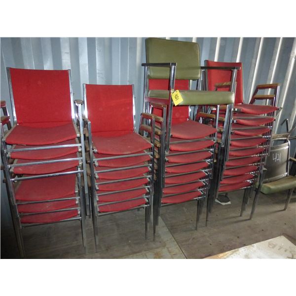 Approx. 30 stacking chairs