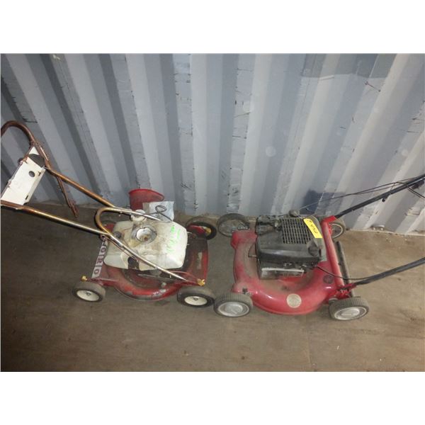 2- old gas mowers