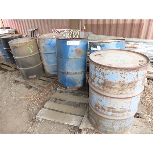 Approx. 6- barrels of used oil