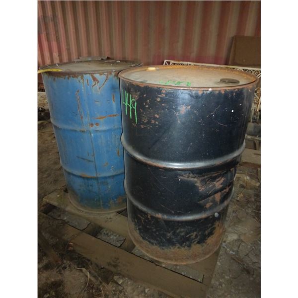 2- Barrels of used oil