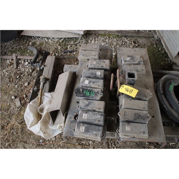 2- Truck hitches & approx. 15 elec. Boxes