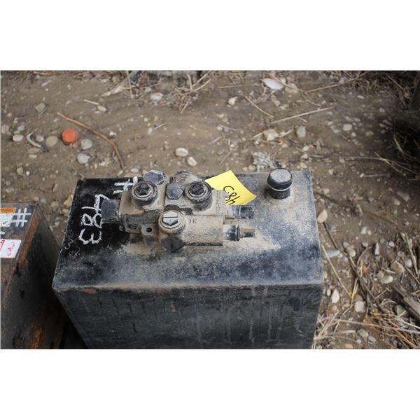 New hyd. tank & valve