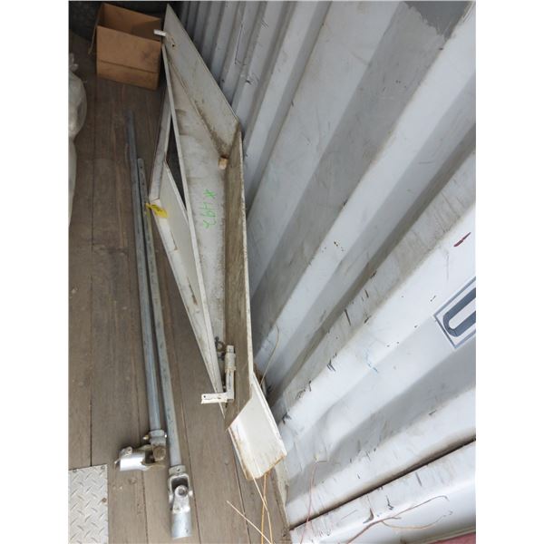 Roll tarp, cranks, fronts & wire