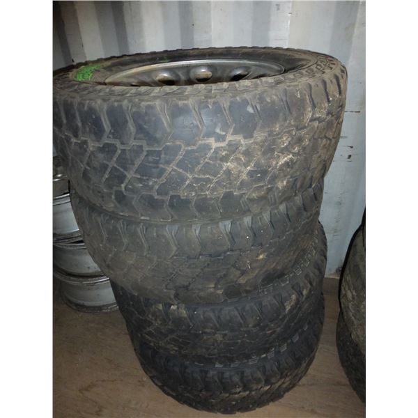 4- LT 265/75 R16s & rims