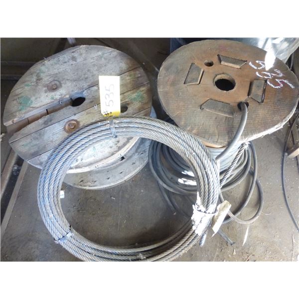 2- Rolls of winch cable, hose etc.