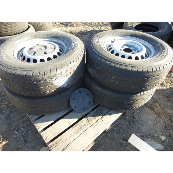 4- LT245 R/16s c/w Rims for mercedes sprinter van