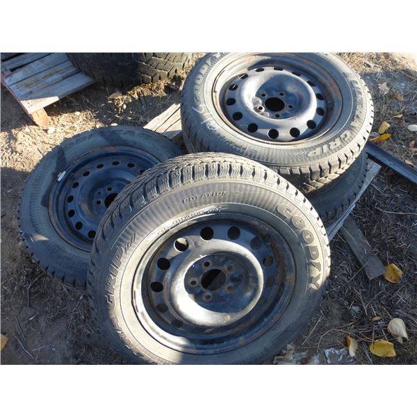 4- P225/60 R16 tires & rims