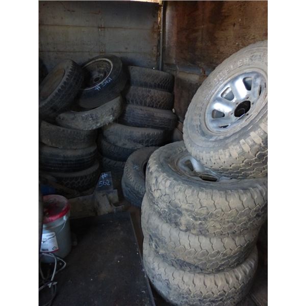 Qty of used tires ( By the pile)