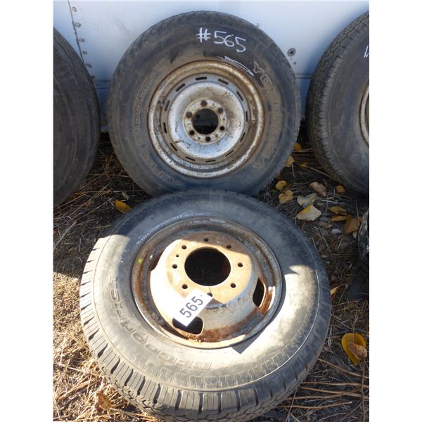 6 hole tire & rim &245/75 R17 tire & rim