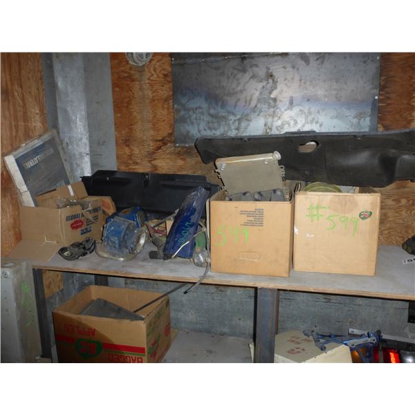 Elec. Boxes, hose, lights & misc. (End of van)