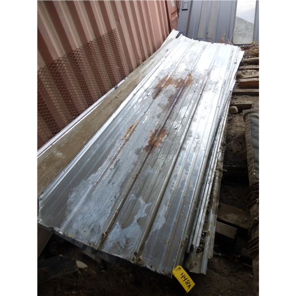 Qty of Galvanized tin sheets