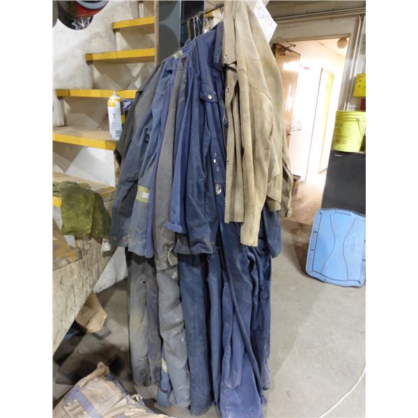 Welding jacket & Approx. 13 coveralls