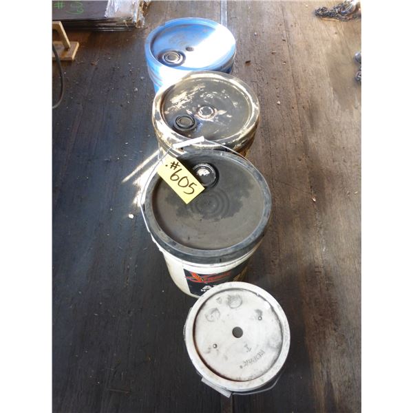 4- Pails of oils