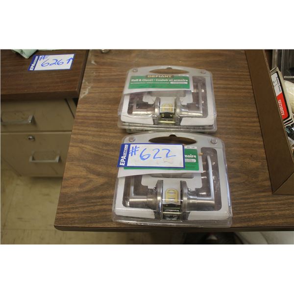 2- new closet handles