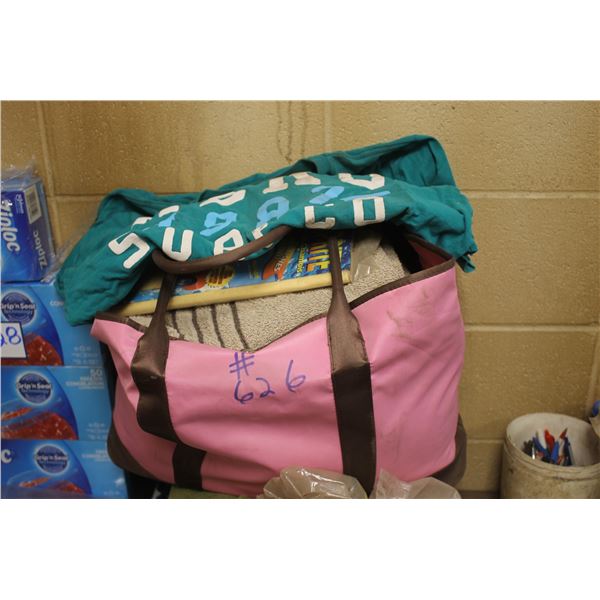 Towels, 2- mop heads, T-shirt