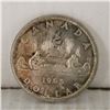 Image 1 : CANADA SILVER DOLLAR 1965