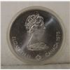 Image 2 : ONE OUNCE SILVER 1976 MONTREAL OLYMPICS COIN