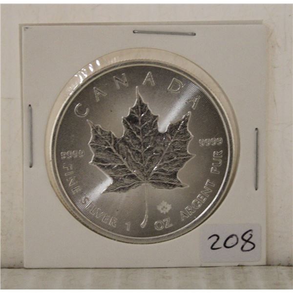 ONE OUNCE SILVER MAPLE LEAF COIN