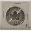 Image 1 : ONE OUNCE SILVER MAPLE LEAF COIN