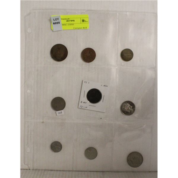 LOT  OF MISC. COINS