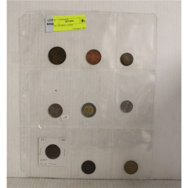 LOT  OF MISC. COINS