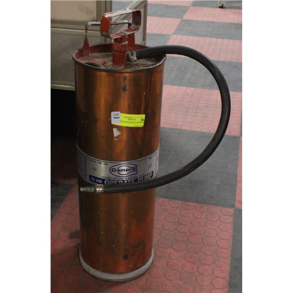 COPPER FIRE EXTINGQUISER PUMP