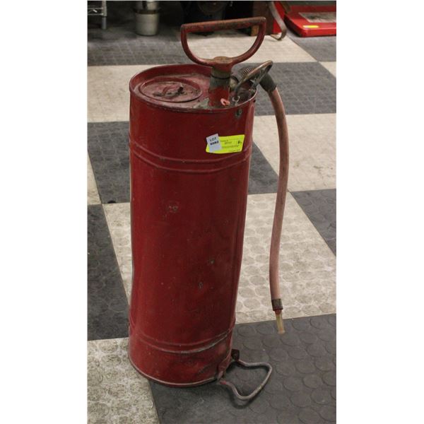RED FIRE EXTINGQUISER PUMP