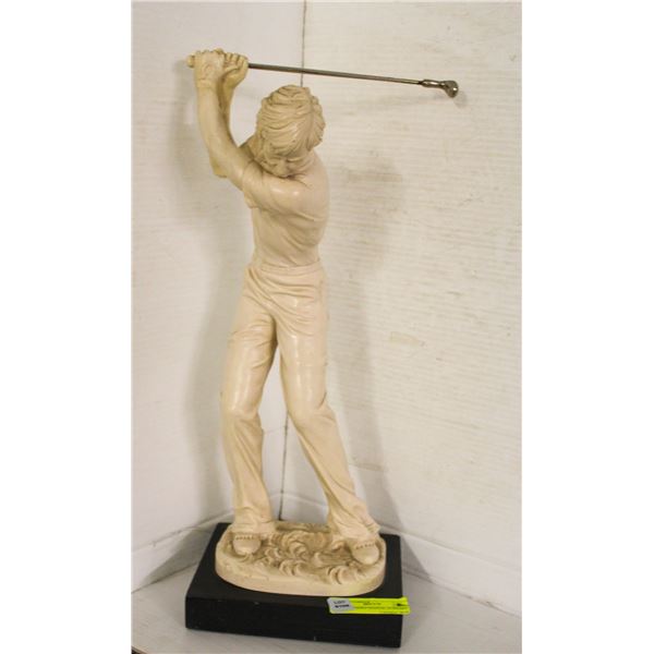 ITALIAN GOLF STATUE, 19 INCHES TALL