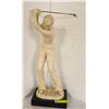 Image 1 : ITALIAN GOLF STATUE, 19 INCHES TALL