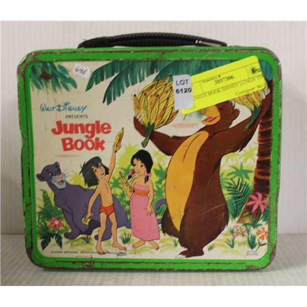 JUNGLE BOOK DISNEY LUNCH TIN