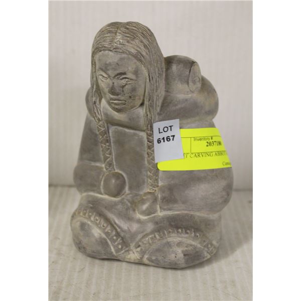 INUIT CARVING ABBOT 6 INCHES